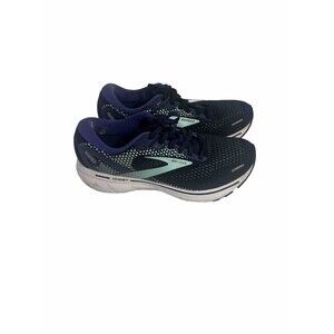 Brooks Ghost 14 Womens Size 9 D Shoes Running Walking Athletic Blue Gym Sneaker*